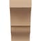 Ekena Millwork 7"W x 7"D x 14"H Wide Asheboro Rough Cedar Woodgrain TimberThane Corbel, Primed Tan CORUR07X07X14ASHRCPR - alternate 3